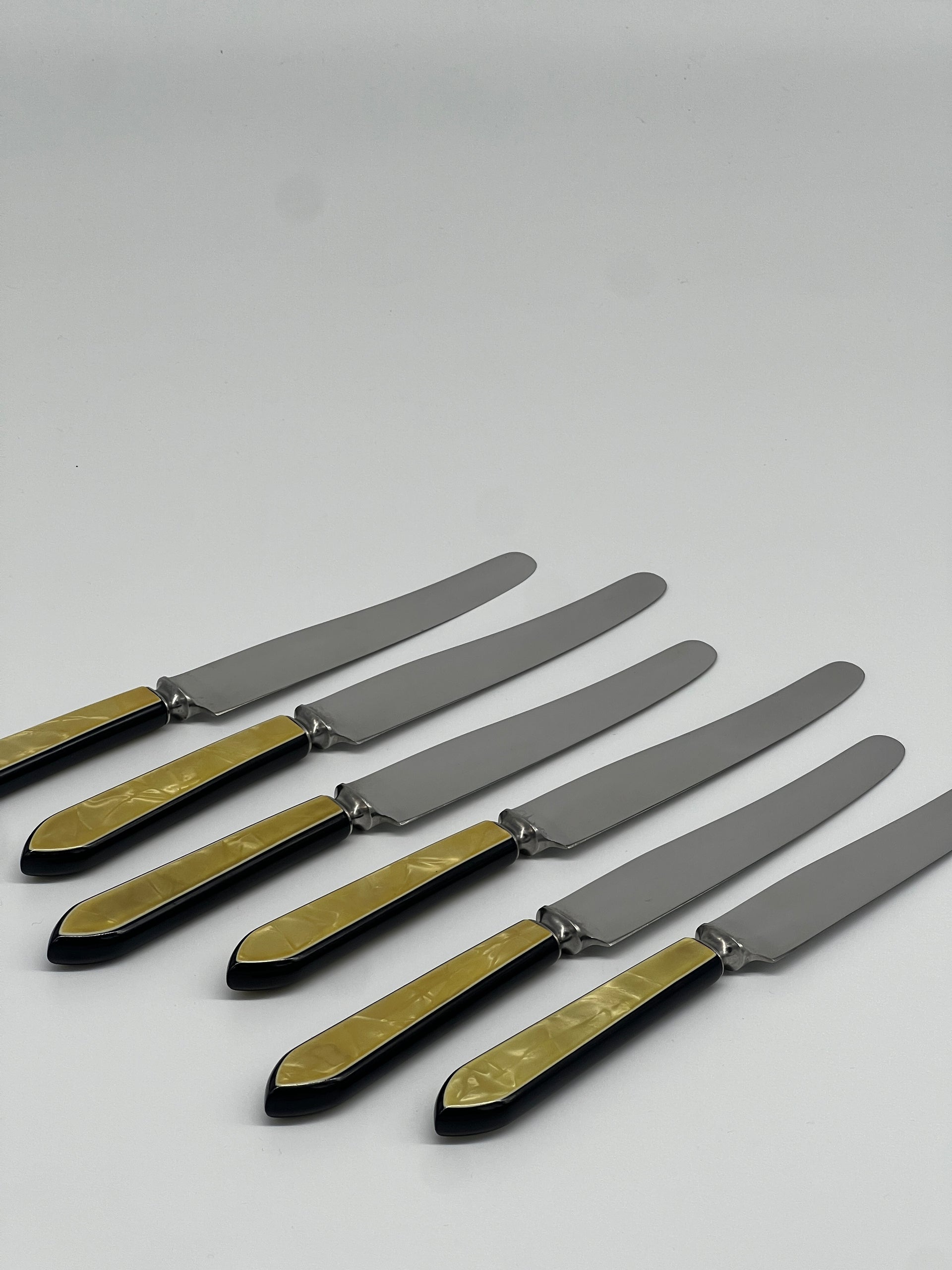 two tone antique flatware