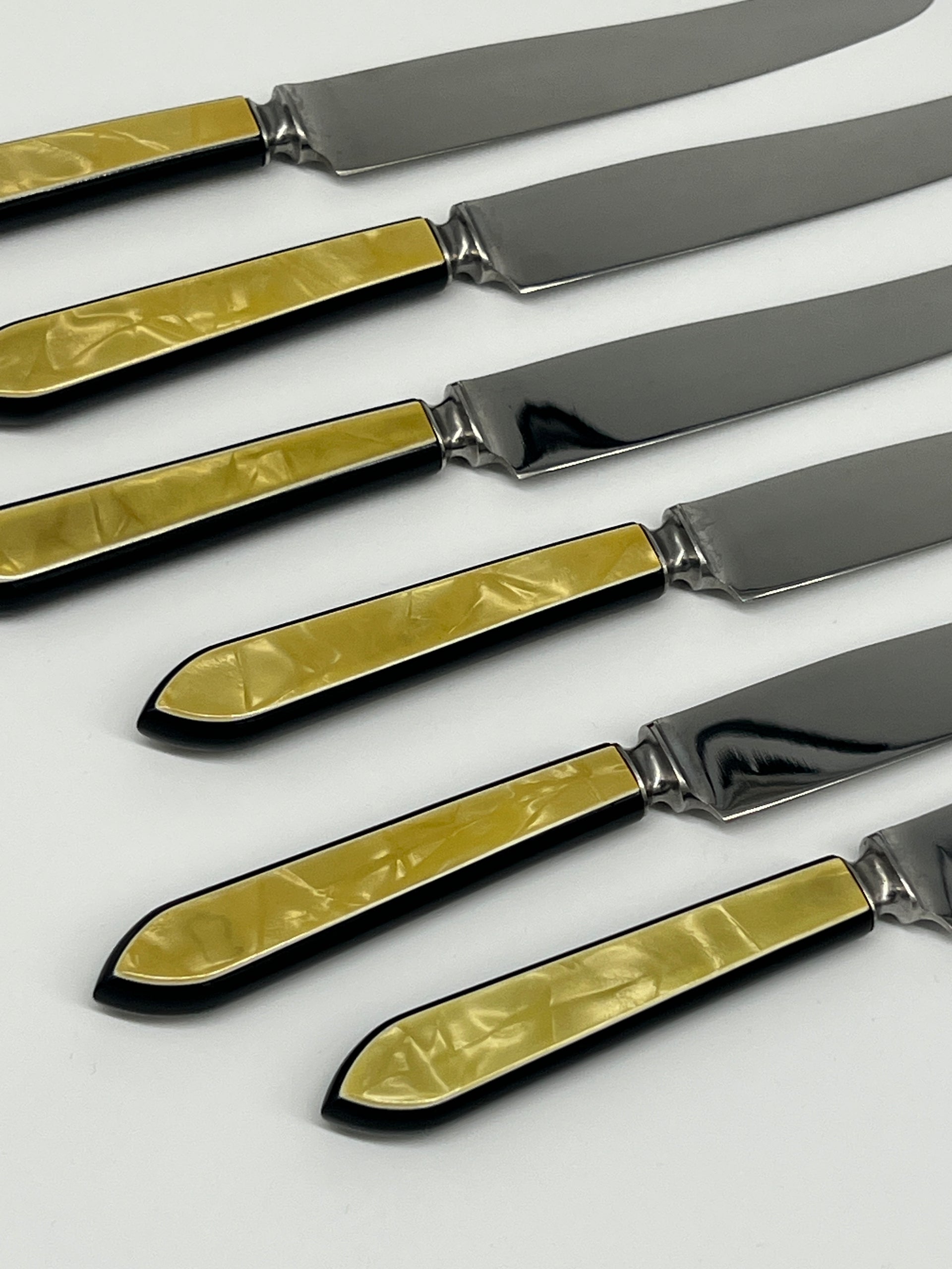two tone antique flatware