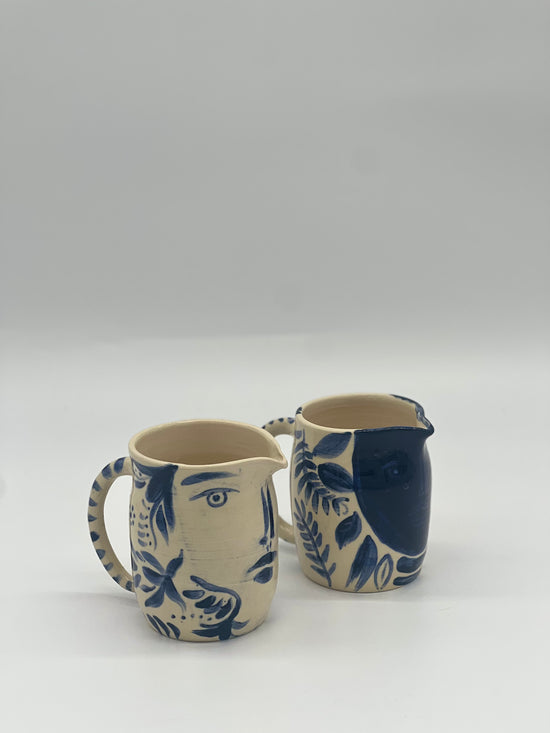 baby blues small pitchers by alissa rothman ceramics x sascha stannard