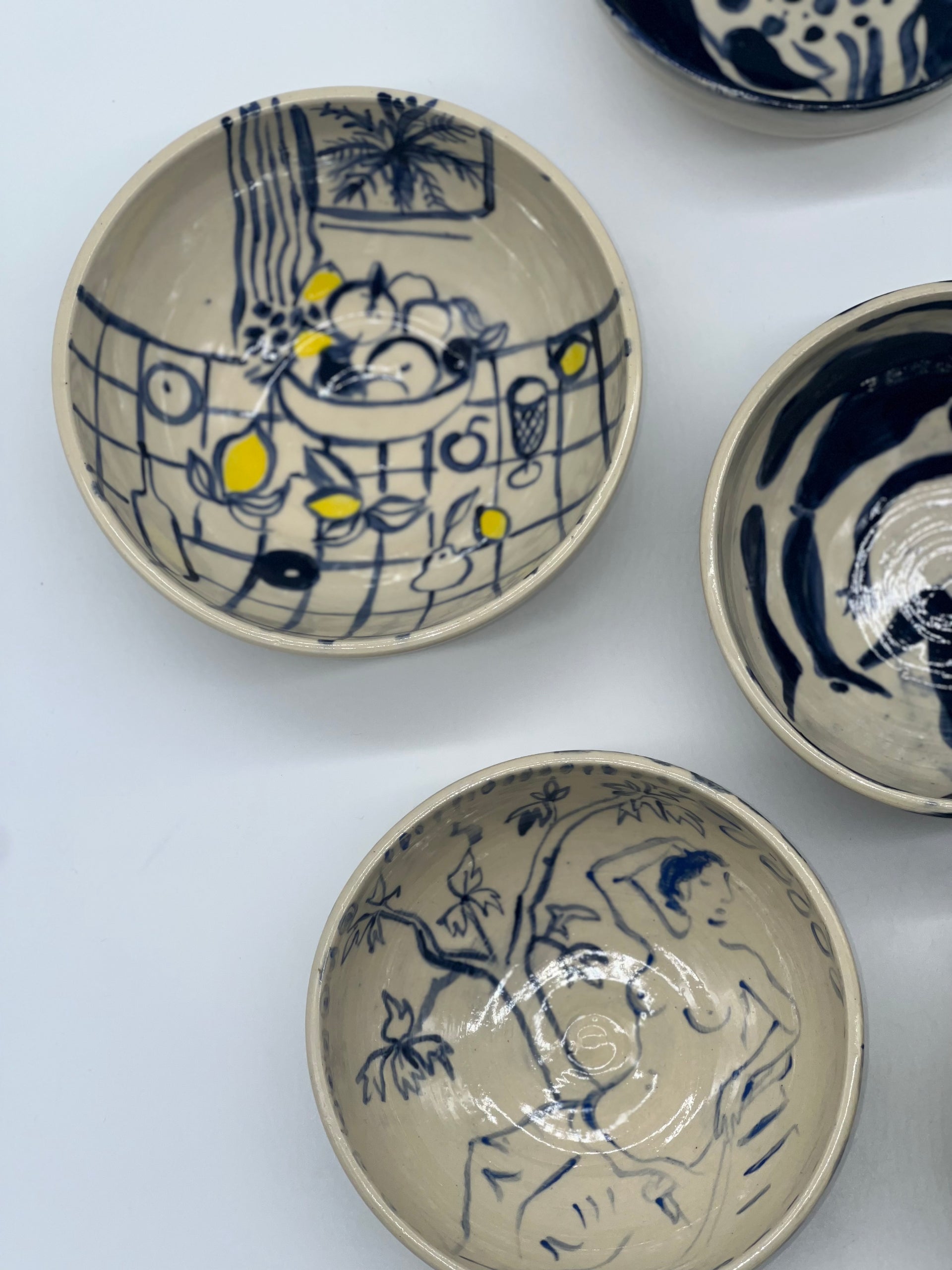 baby blues medium bowls by alissa rothman x sascha stannard