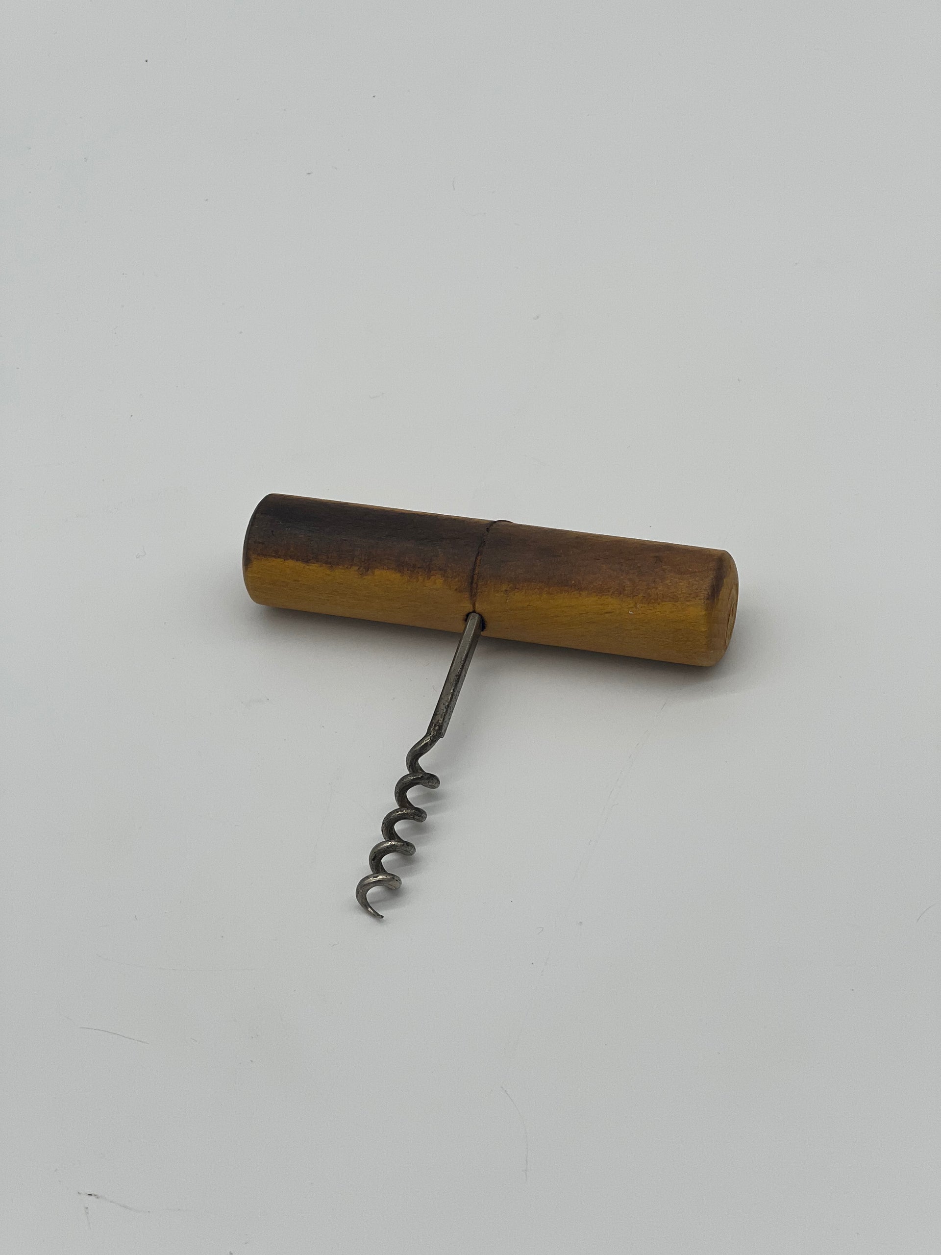 french handmade wood corkscrew