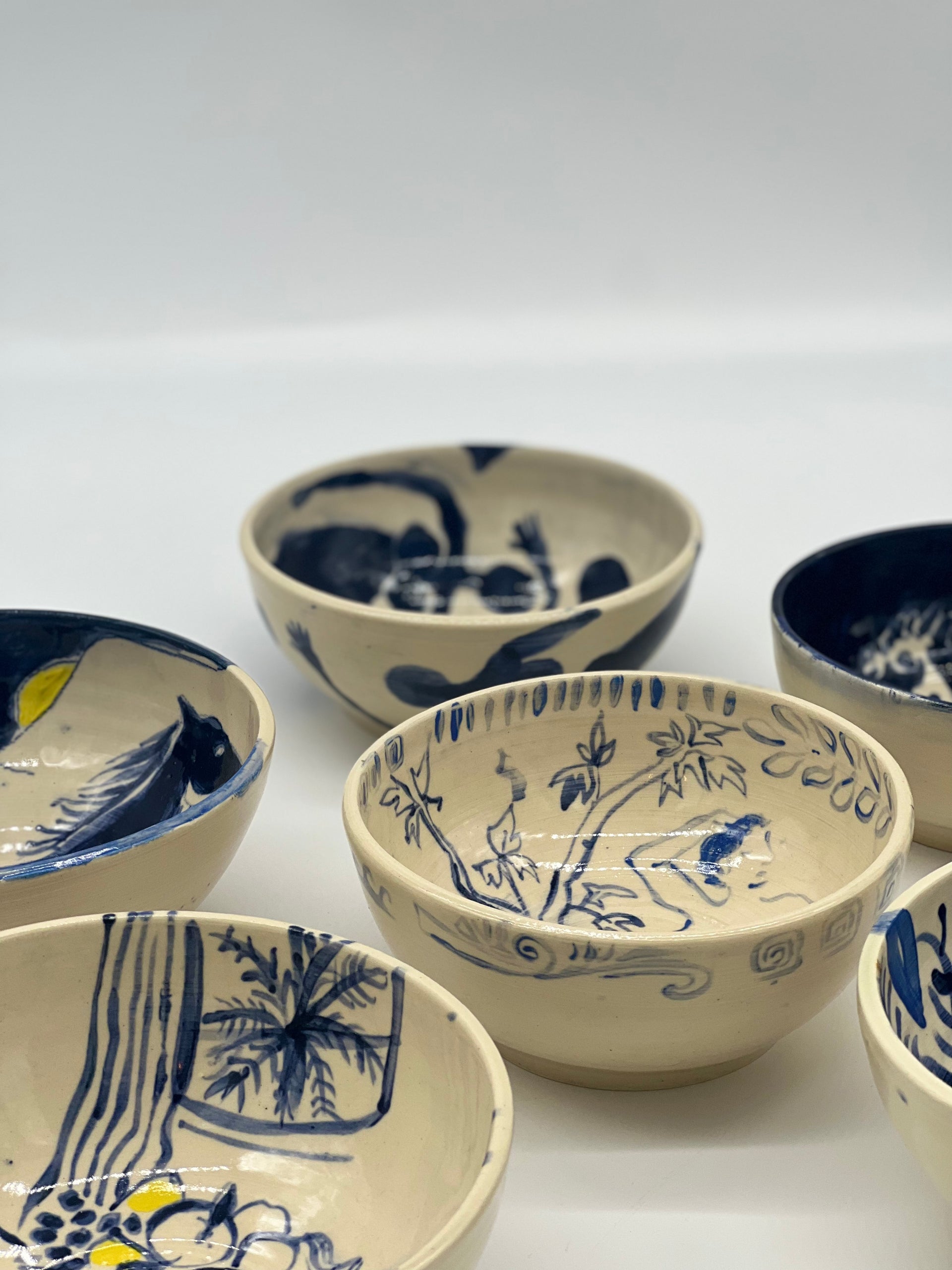 baby blues medium bowls by alissa rothman x sascha stannard