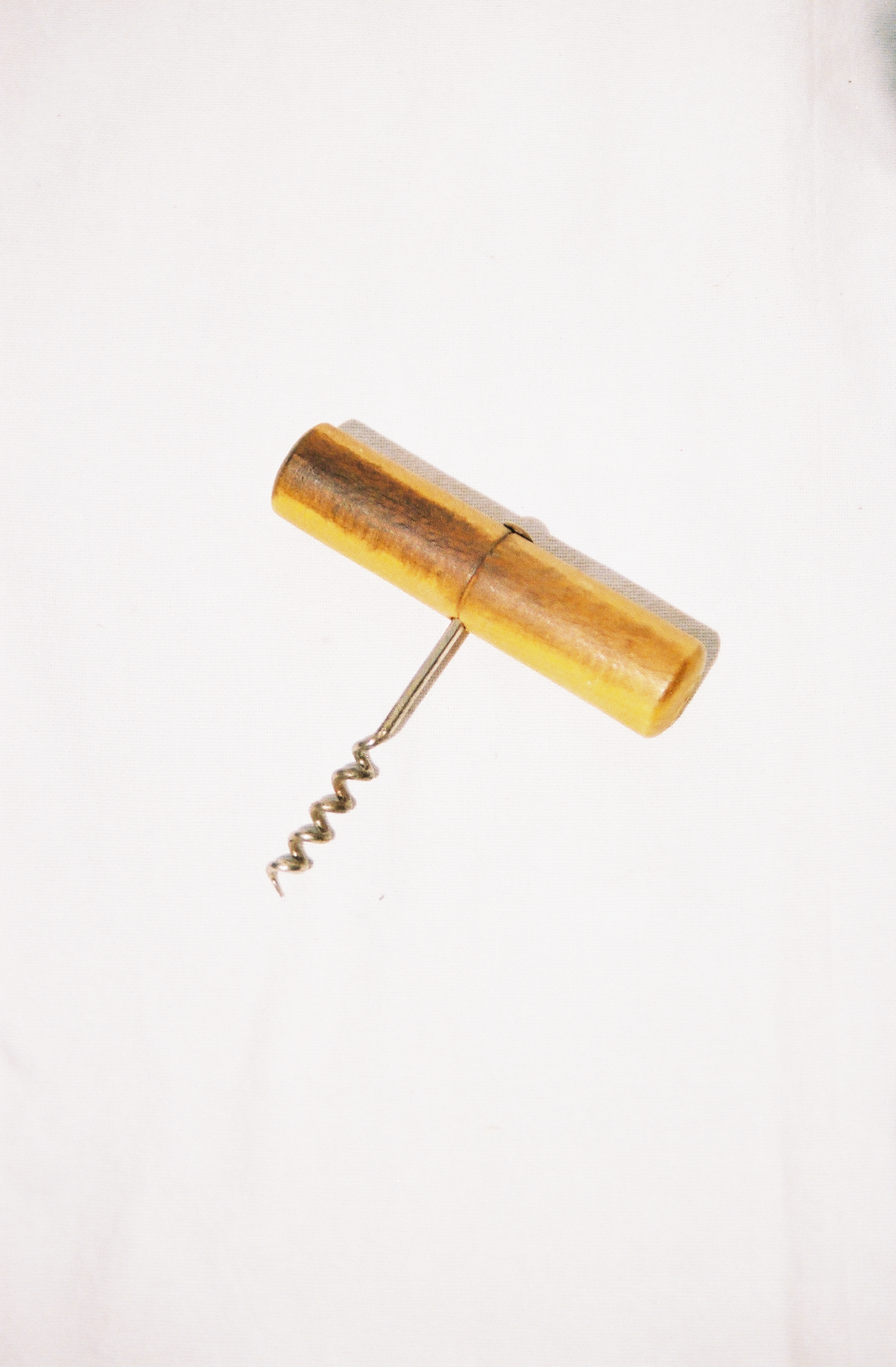 french handmade wood corkscrew