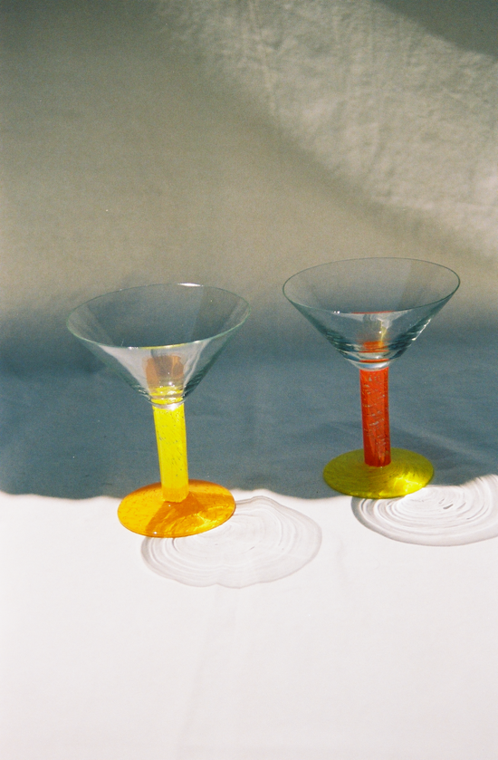 caribe cocktail glasses