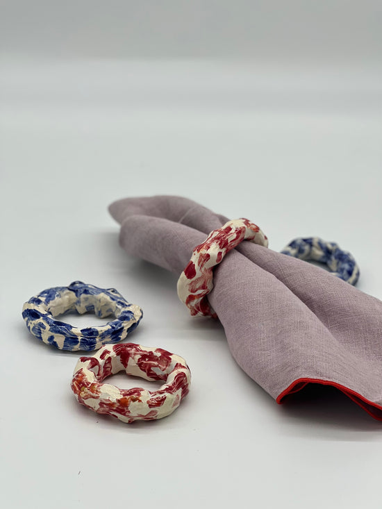 sophie wahlquist napkin ring set